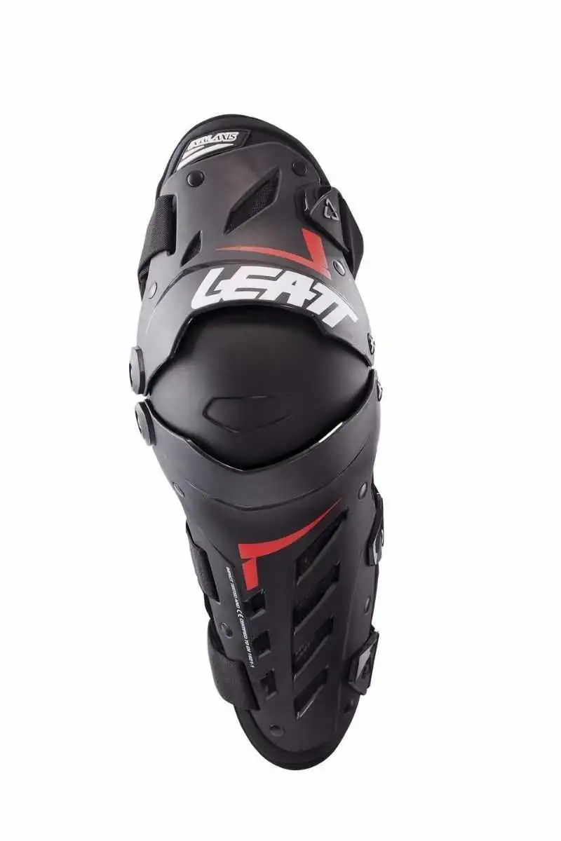 Knäskydd Leatt Knee & Shin Guard Dual Axis svart/röd