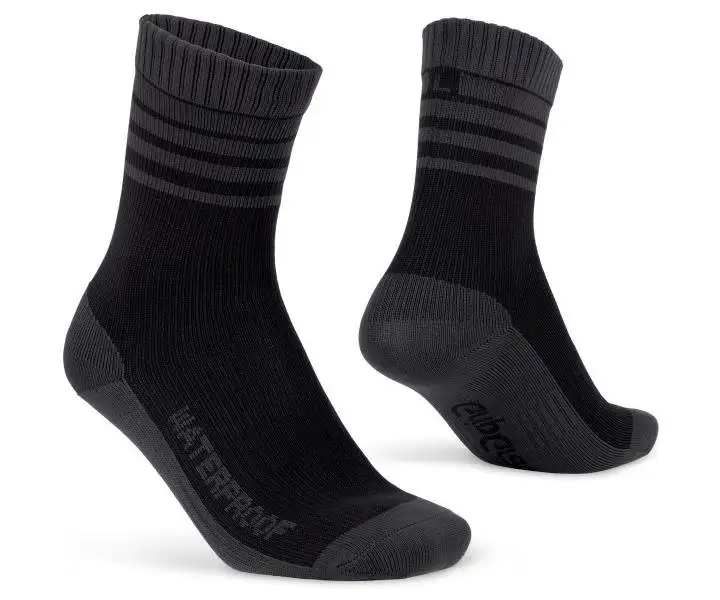 GripGrab Merino-Lined Vattentäta Vinterstrumpor Black