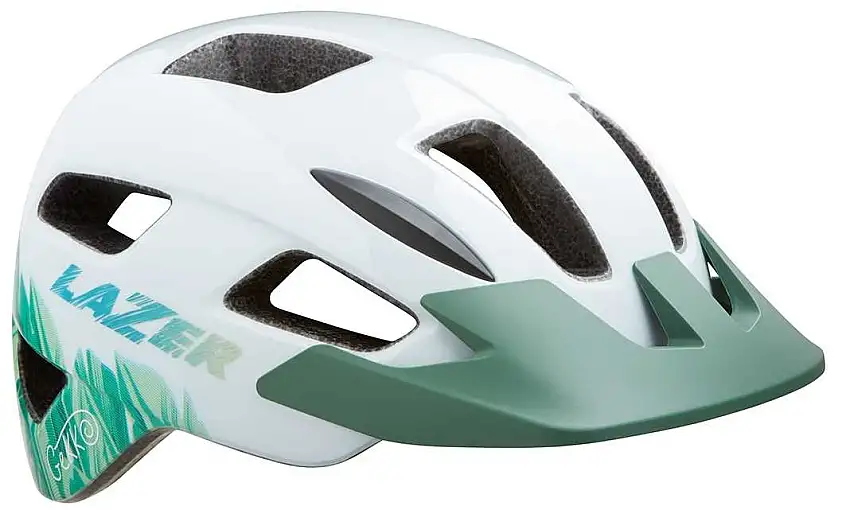 Cykelhjälm Lazer Gekko vit/grön