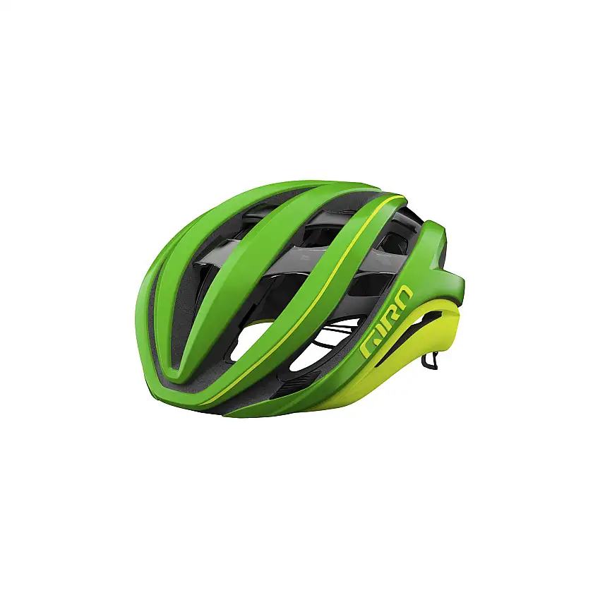 Cykelhjälm Giro Aether Spherical Mips grön/gul
