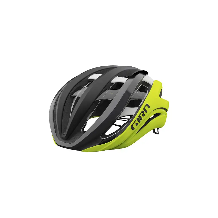 Cykelhjälm Giro Aether Spherical Mips svart/gul