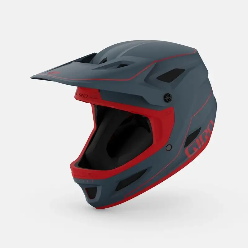 Cykelhjälm Giro Disciple Mips grå/röd