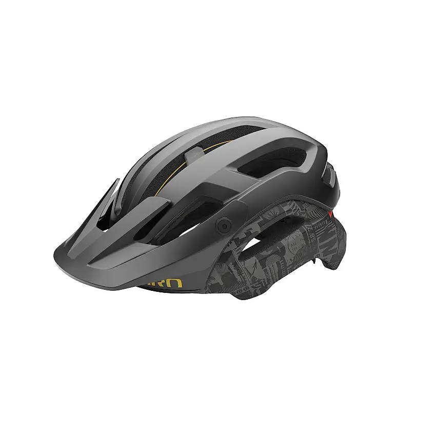 Cykelhjälm Giro Manifest Spherical Mips svart/grå