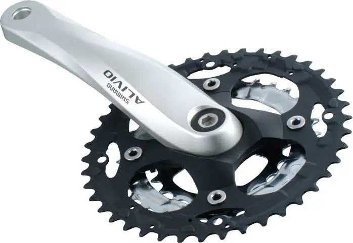 Vevparti Shimano Alivio 6-8 delat 175 mm Fyrkant silver 42/32/22T
