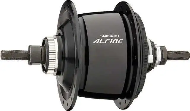 Baknav Shimano Alfine 8 SG-S501 rullbroms 36H 135 mm svart