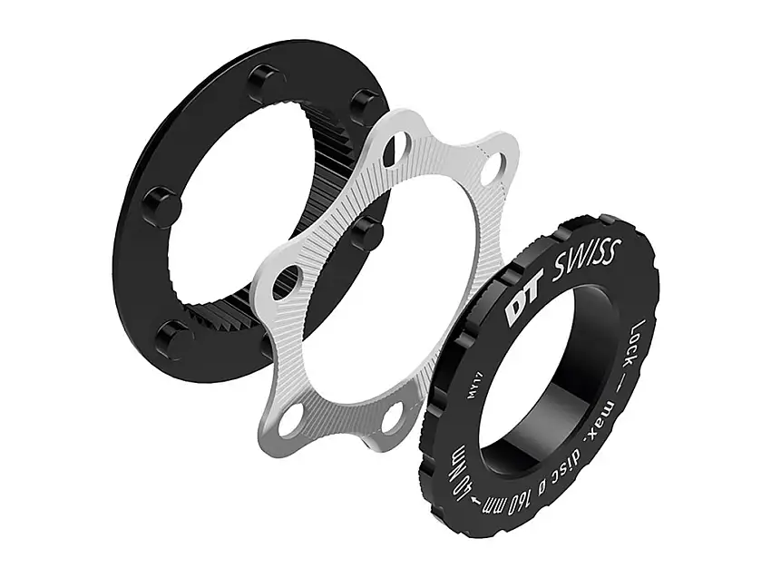 Adapter DT Swiss centerlock-nav till IS 6-bults bromsskiva