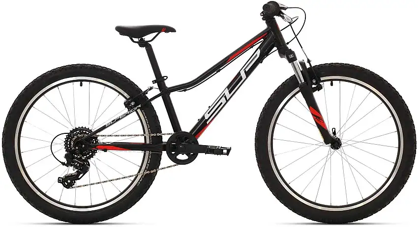 Superior Racer XC 24 matt svart/vit/röd