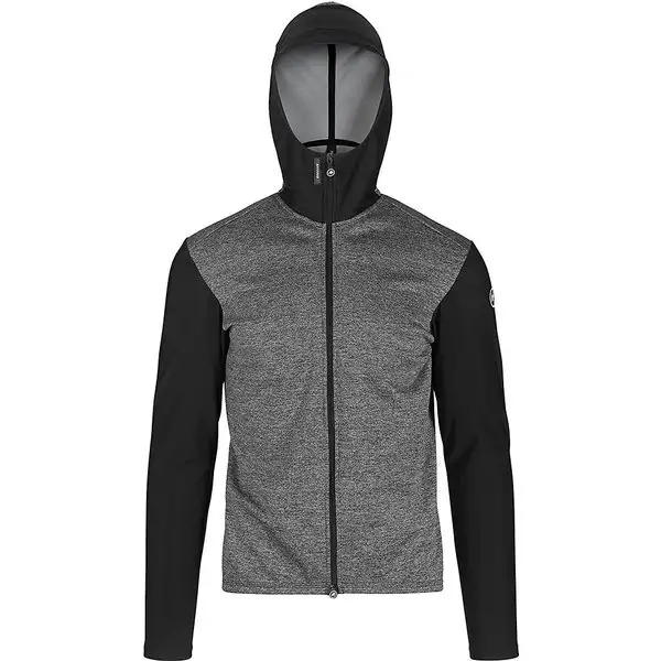 Jacka Assos Trail Spring Fall Hooded Jacket Svart
