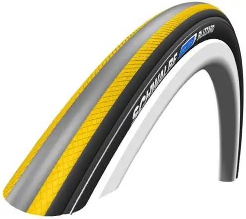 Cykeldäck 622-23 Schwalbe Blizzard svart/gul (2-pack)