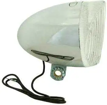 Framlampa dynamo/dynamonav kromad