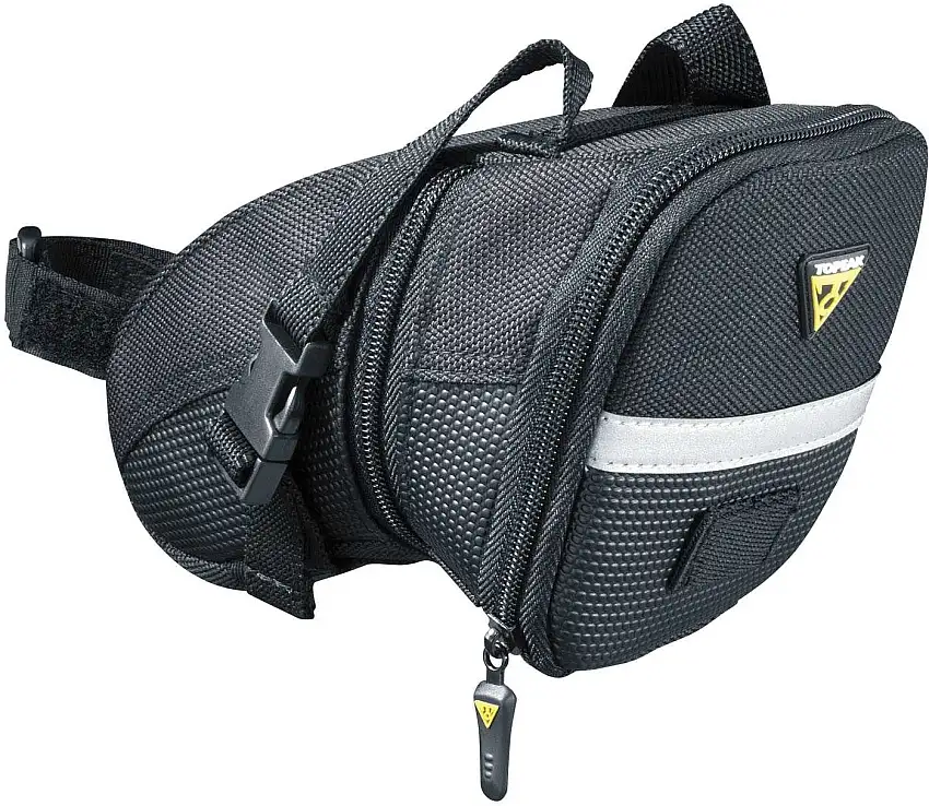 Sadelväska Topeak Aero Wedge Strap medium 0.98-1.31 l svart