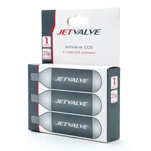 Kolsyrepatron Weldtite Jetvalve 10 st 3 pack 25 gram