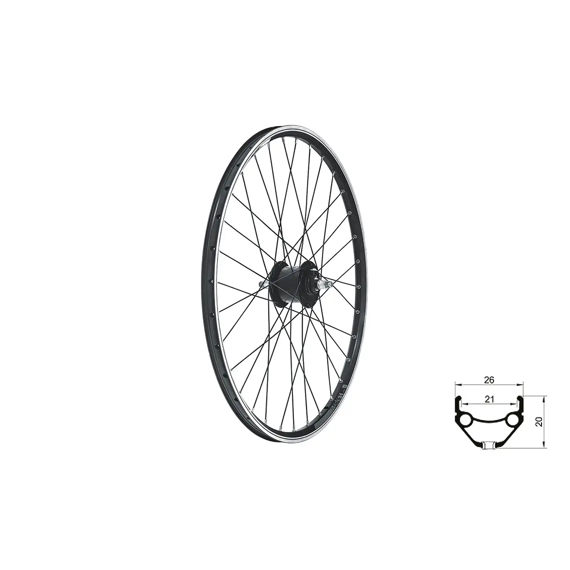 Framhjul Kellys Draft Dynamo V-Brake 26''