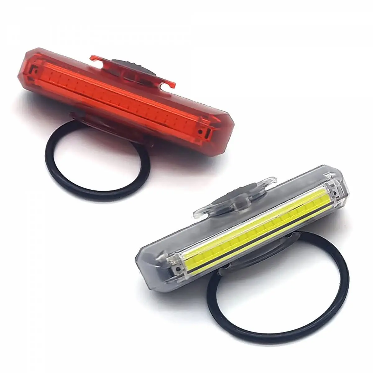 Fram- och bakljus - litiumpolymerbatteri - 1 cob led 100/50 lumen Krayton
