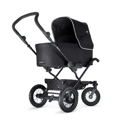 Barnvagn Kronan Duo/s OrganoTex Svart