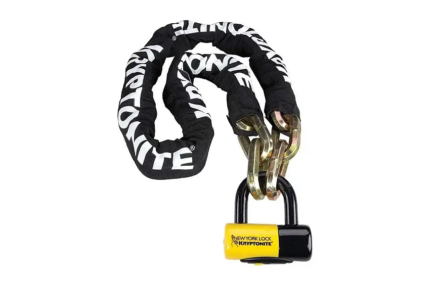 Kättinglås Kryptonite New York Fahgettaboudit Legend Chain 1515 & New York Disc Lock