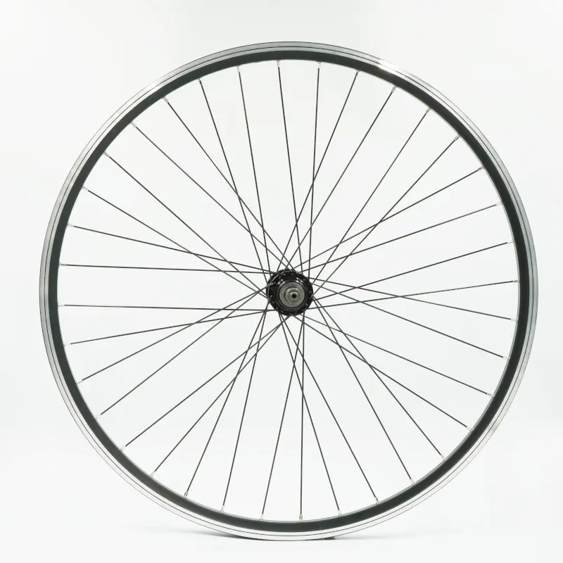 Bakhjul för cykel 7 växlar, dubbel aluminiumfälg La ruota 650B