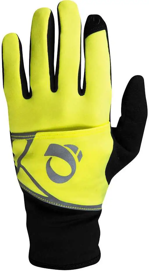 Handskar Pearl Izumi Shine Wind Mitt svart/gul