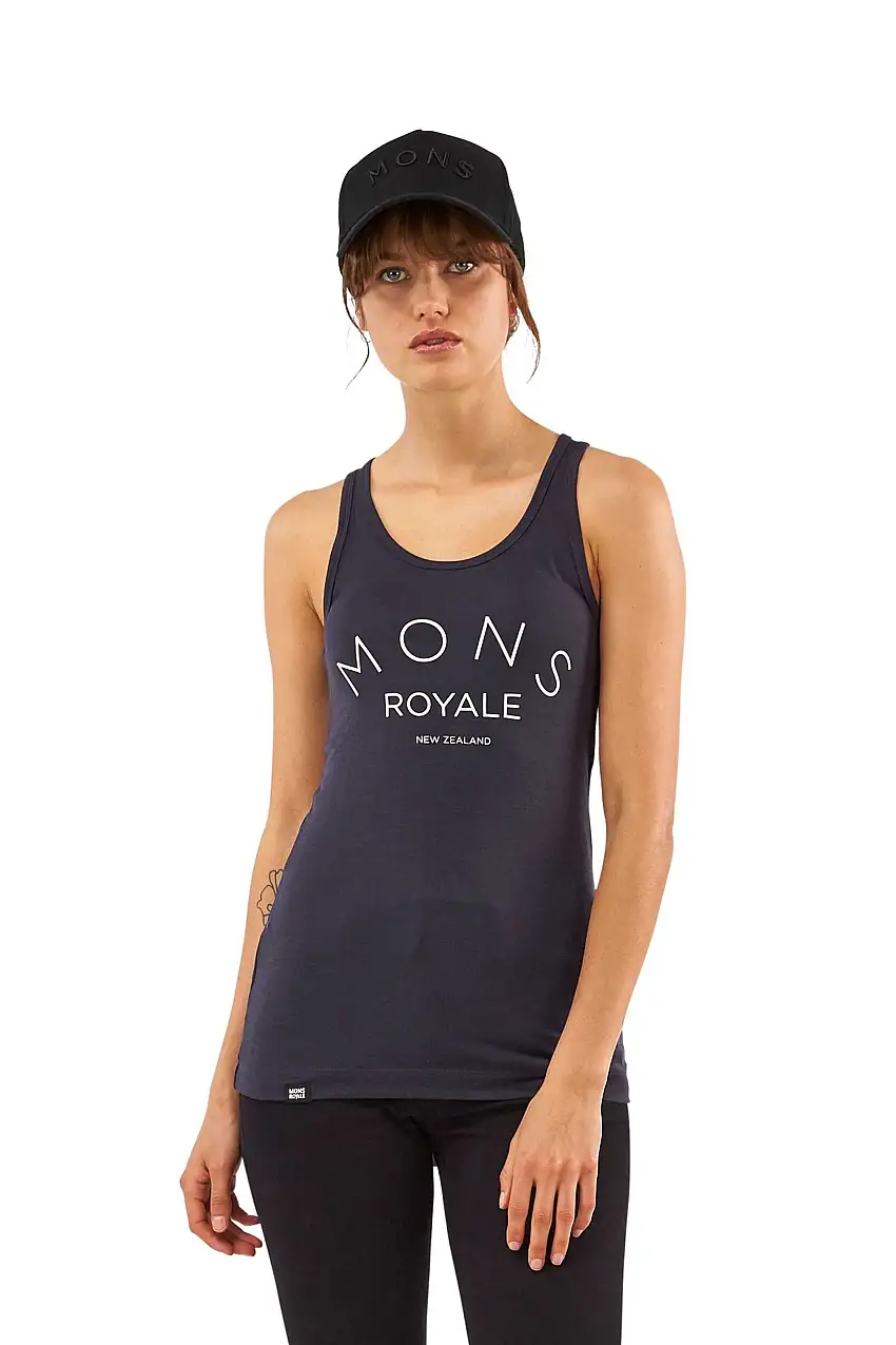 Linne Mons Royal Wool Viva La Tank dam grå