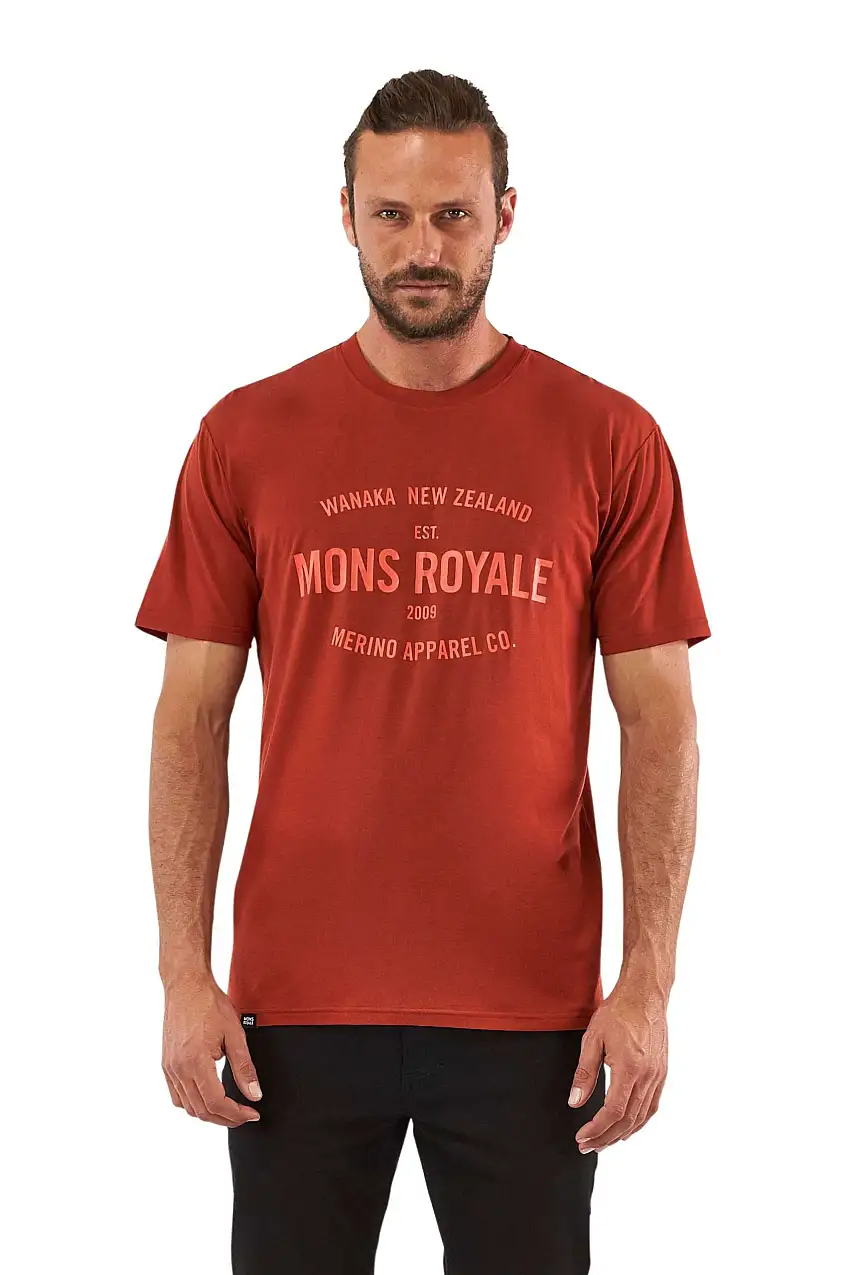 Tröja Mons Royal Wool Icon T-Shirt röd