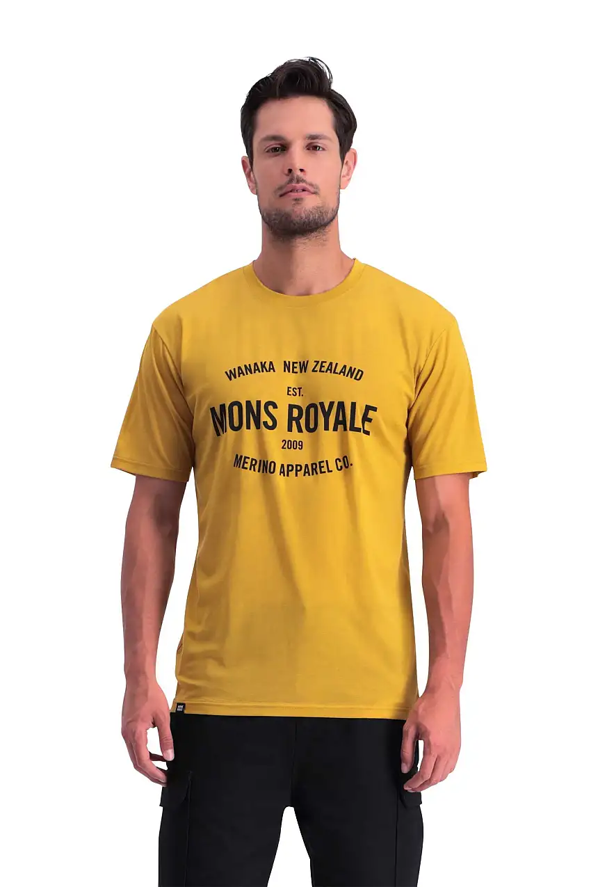 Tröja Mons Royal Wool Icon T-Shirt gul