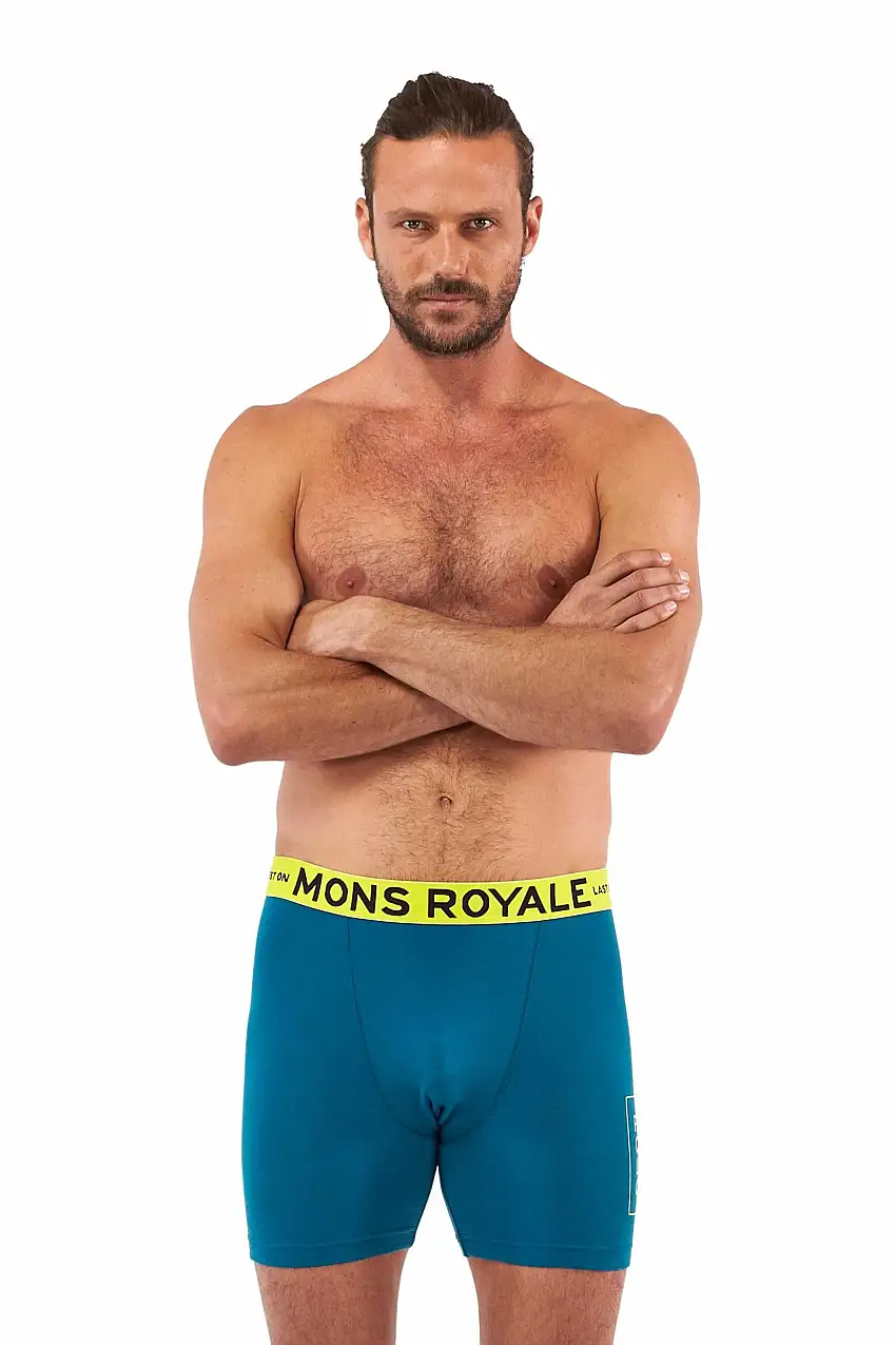 Kalsonger Mons Royal Wool Hold 'em blå