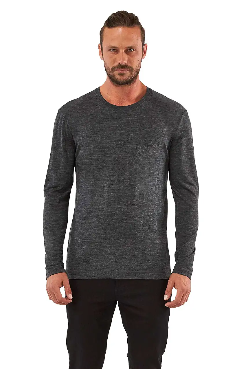 Tröja Mons Royal Wool No Ordinary LS grå