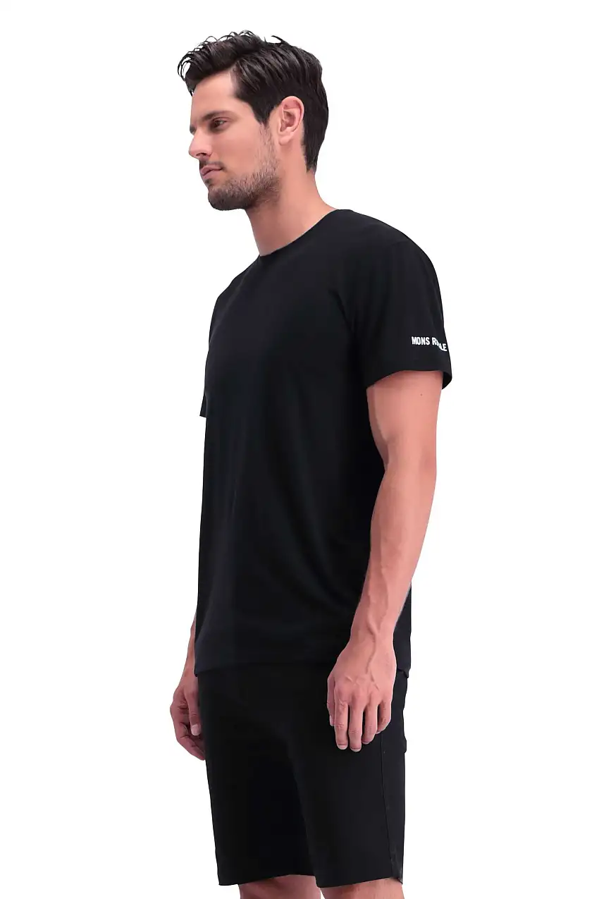 Tröja Mons Royal Wool Basic T svart