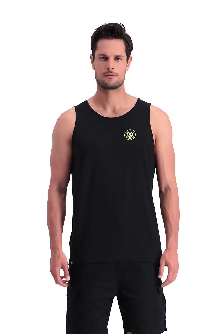 Linne Mons Royal Wool Icon Singlet svart