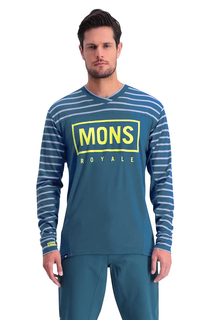 Tröja Mons Royal Wool Redwood Enduro VLS blå