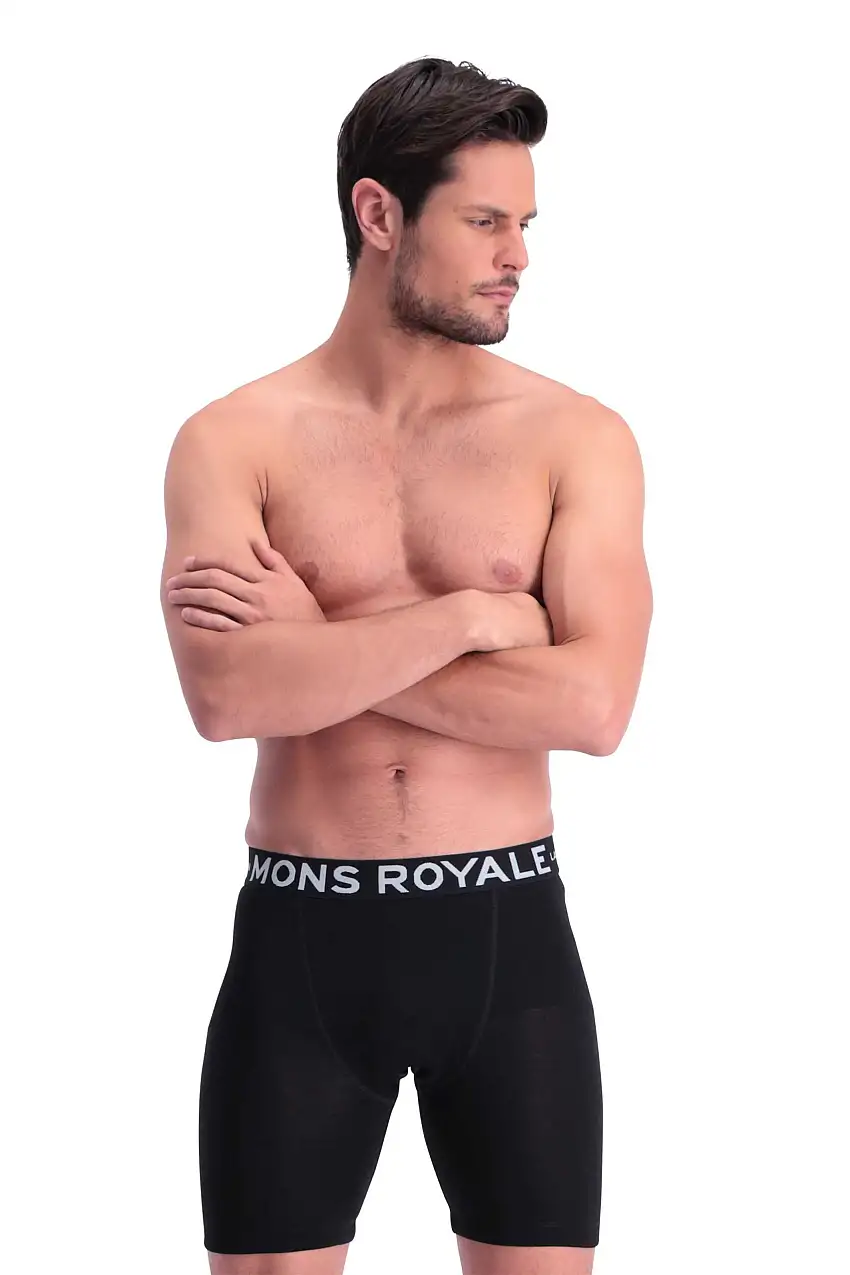 Innerbyxor Mons Royal Wool Momentum Chamois svart
