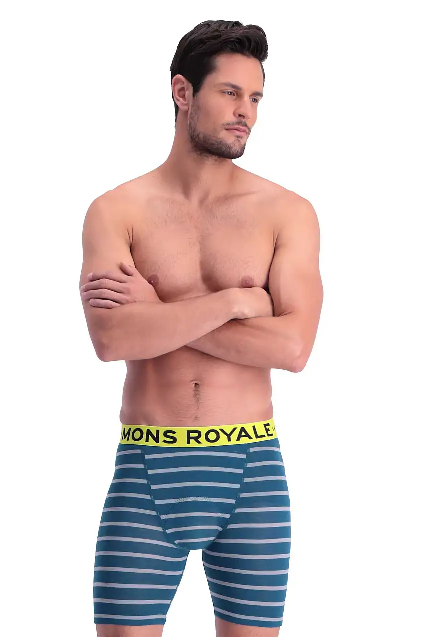 Innerbyxor Mons Royal Wool Momentum Chamois blå