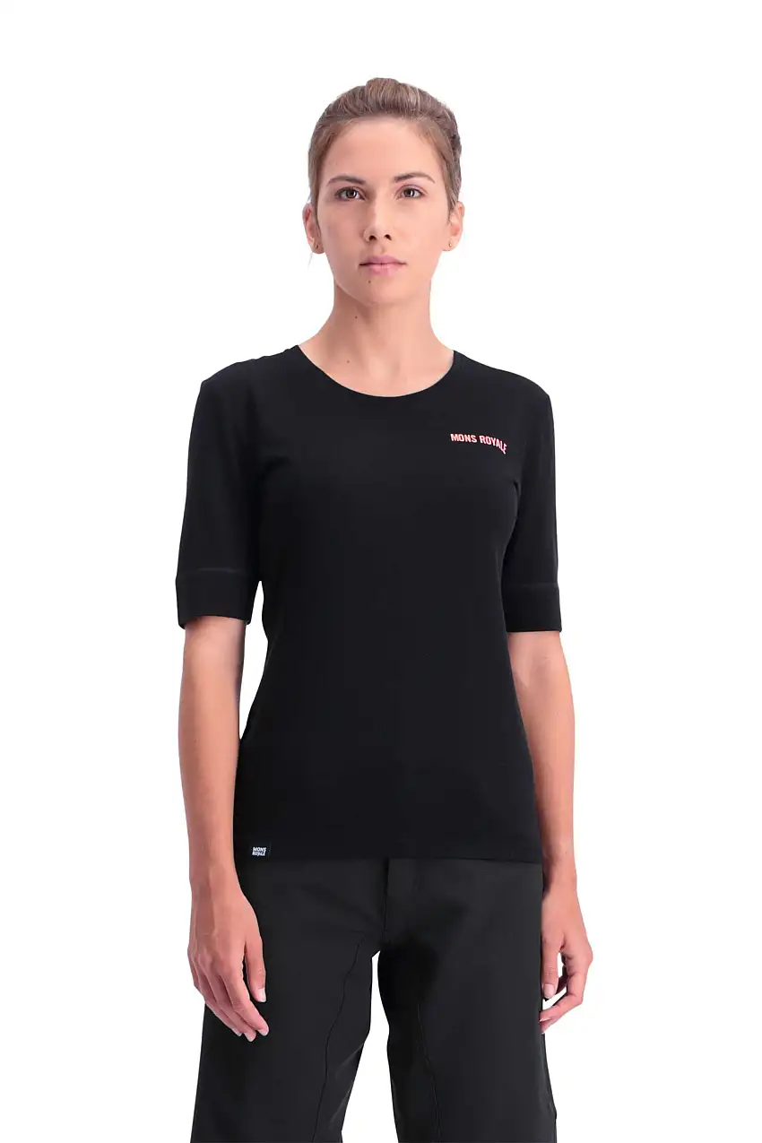 Tröja Mons Royal Wool Cadence Tee dam svart