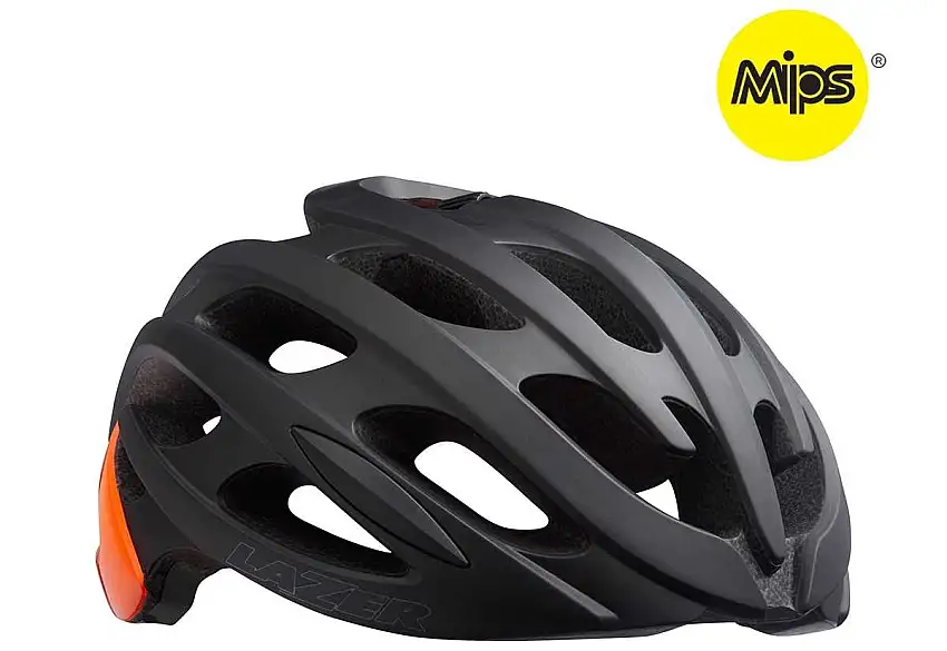 Cykelhjälm Lazer Blade+ MIPS svart/orange