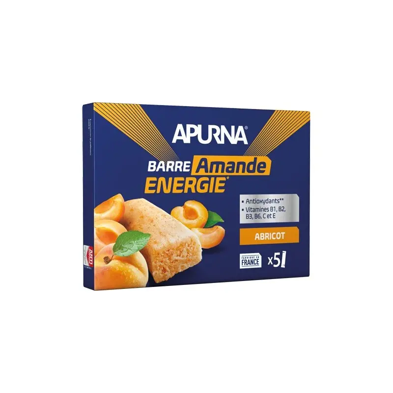 Förpackning med 5 fondantstänger Apurna Abricot/Amande