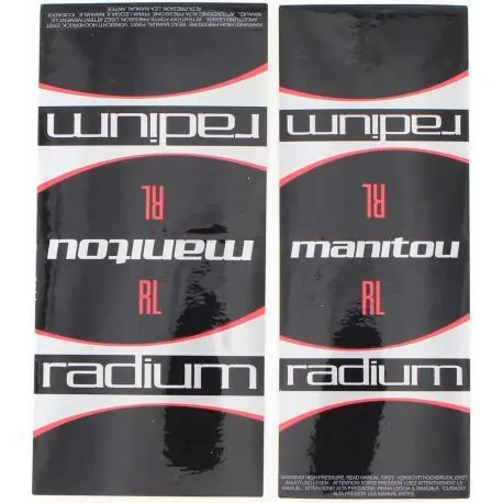 Kit med klistermärken Manitou Radium RL 06