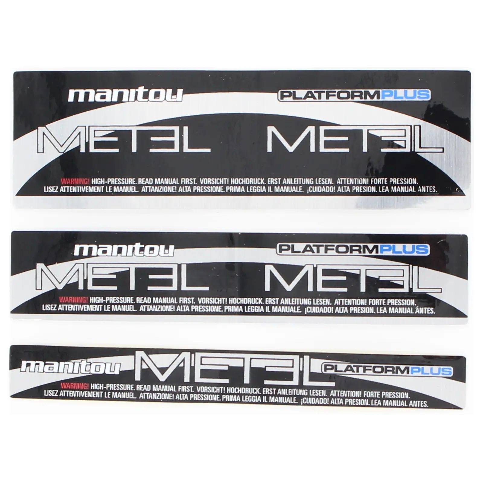 Kit med klistermärken Manitou Metel