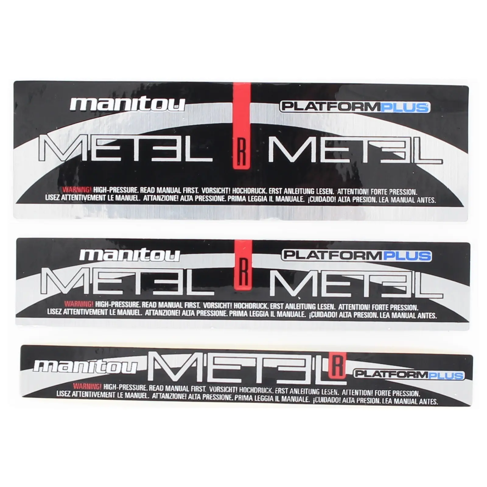 Kit med klistermärken Manitou Metel R