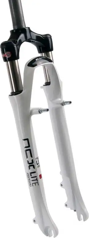 Framgaffel 622 (28") Dämpad Suntour NCX-D (Fälgbroms/Skiva) vit
