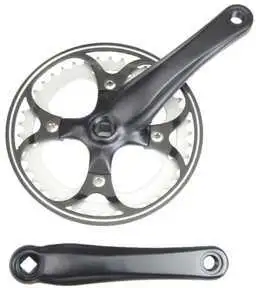 Vevparti Standard 1 x 1 växlar 42T 170 mm svart