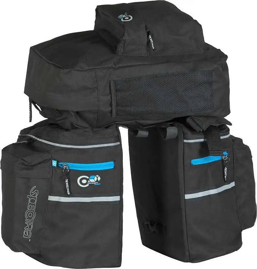 Packväska med ryggsäck Spectra Trackpack 50 l svart
