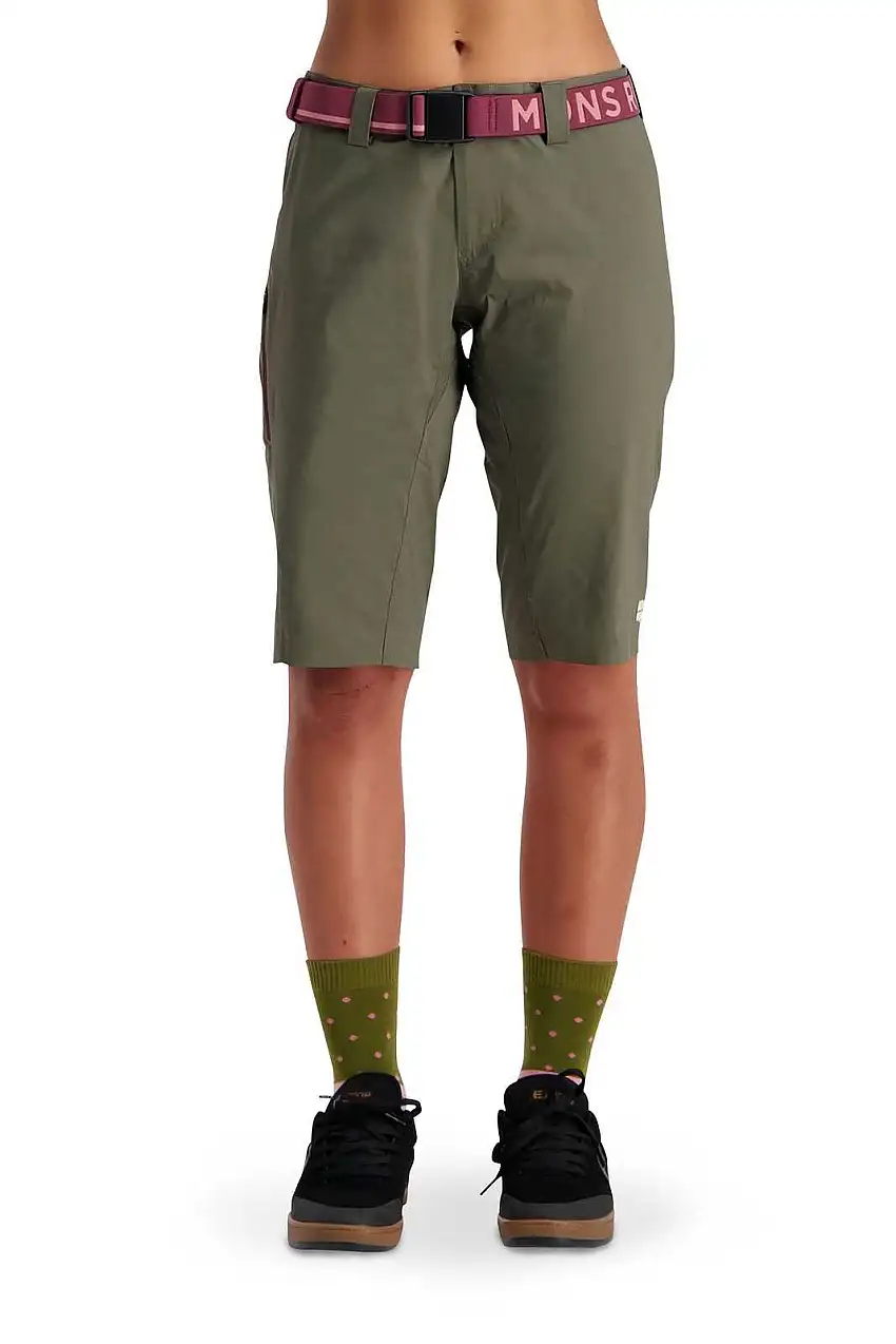 Baggy Shorts Mons Royal Wool Virage dam grön