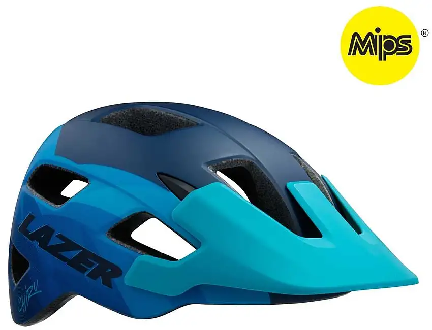 Cykelhjälm Lazer Chiru MIPS blå multi
