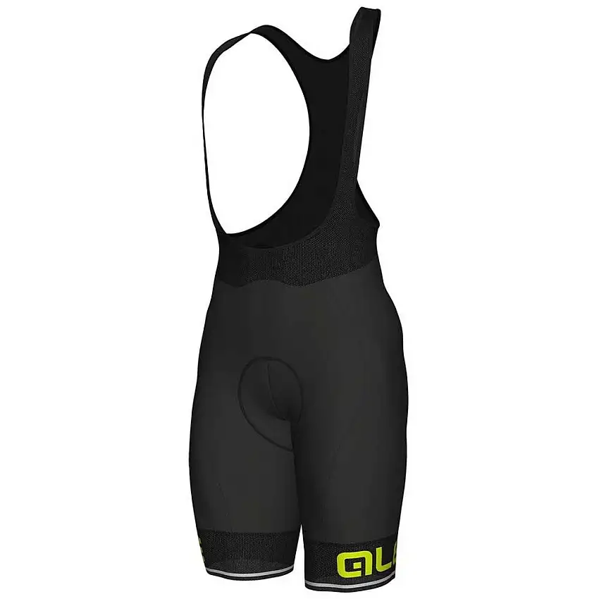 Bib Shorts Alé Corsa Solid 4H Svart/Gul