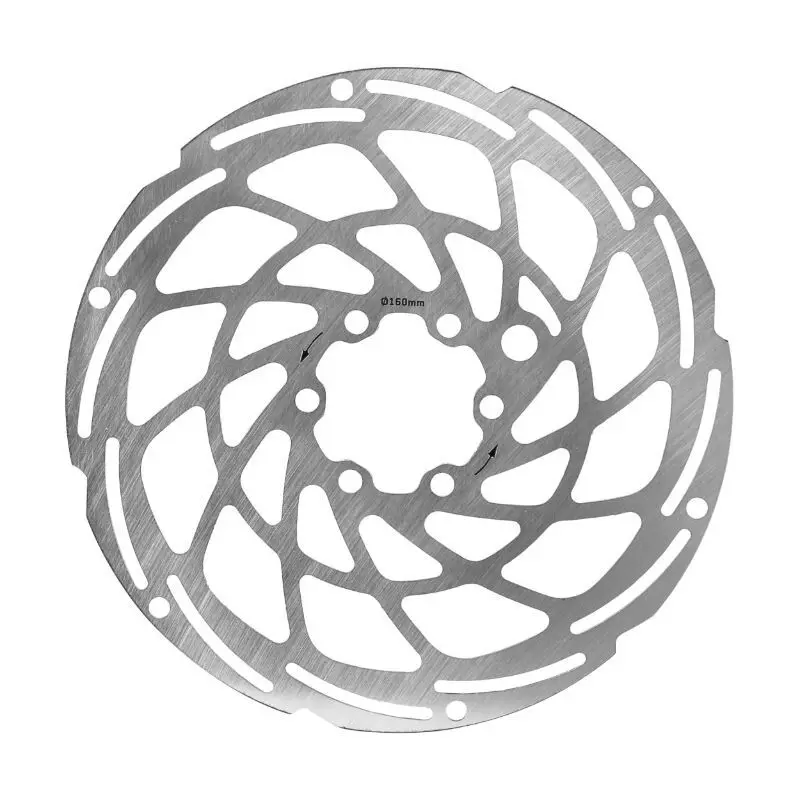 6-håls bromsskiva kompatibel med ytterligare 2mm förstärkning + 6 skruvar Newton Brakco Shimano