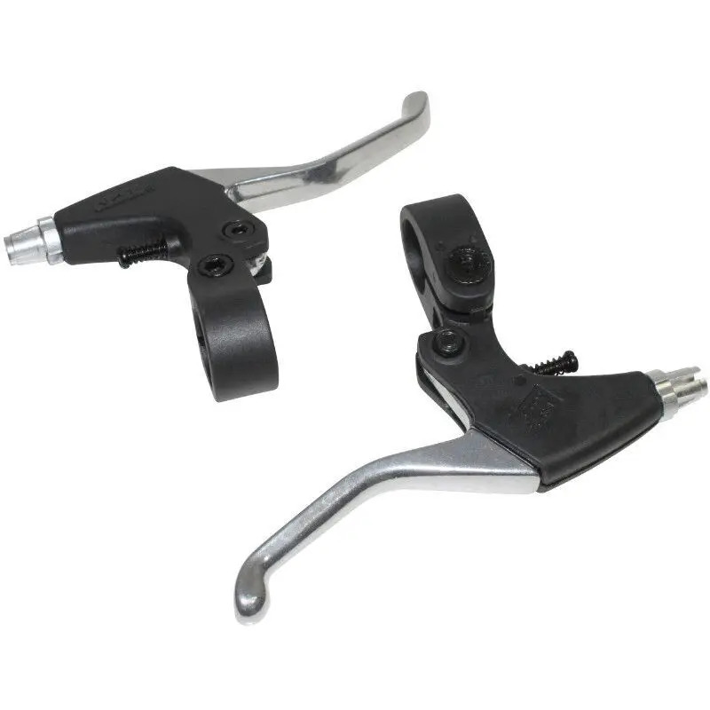Ett par 2-fingrade bromshandtag i aluminium för mountainbike Newton V-Brake
