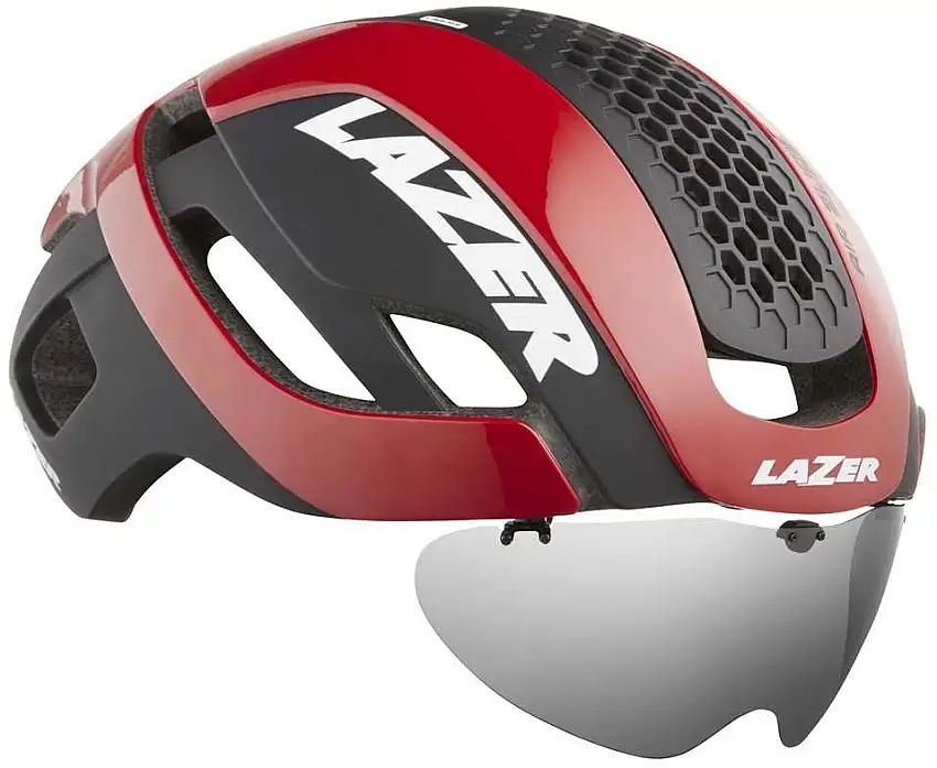 Cykelhjälm Lazer Bullet 2.0 +lens +led röd