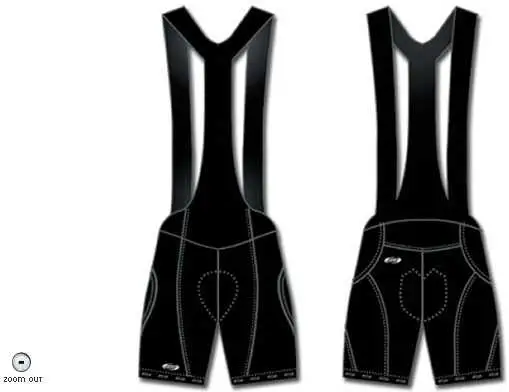BBb Bib Girltech svart medium