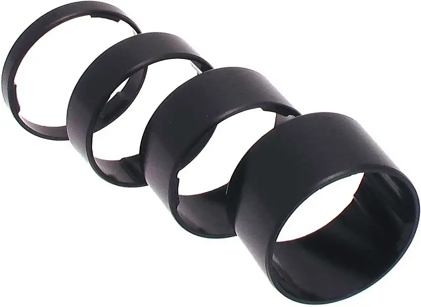Distansring Cavo 1 1/8" ahead svart 4-pack