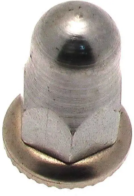 Axelmutter 5/16" Cn8 24 gäng kupol